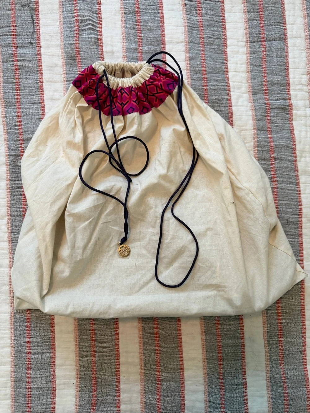 Tory Burch Britten Tan Slouchy Hobo